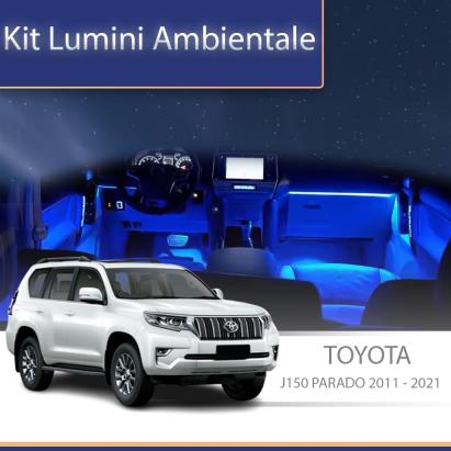 Kit lumini ambientale Toyota Prado J150 2011-2021, control telefon/OEM