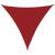 Parasolar, roșu, 4,5x4,5x4,5 m, țesătură oxford, triunghiular GartenMobel Dekor
