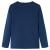 Tricou pentru copii cu mâneci lungi, bleumarin, 92 GartenMobel Dekor