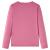 Tricou pentru copii cu mâneci lungi roz zmeură 128 GartenMobel Dekor