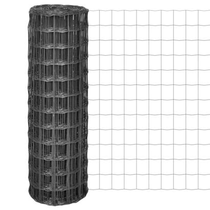 Euro gard, gri, 25 x 1,2 m, oțel GartenMobel Dekor