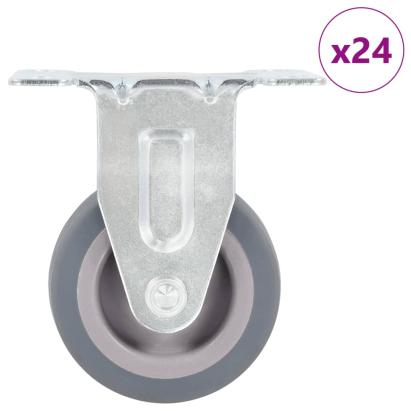 Roți fixe, 24 buc., 50 mm GartenMobel Dekor