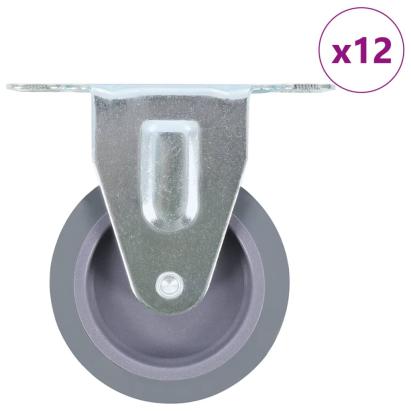 Roți fixe, 12 buc., 75 mm GartenMobel Dekor