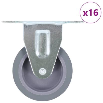 Roți fixe, 16 buc., 75 mm GartenMobel Dekor