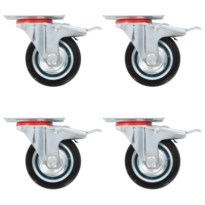 Roți pivotante, 16 buc., 75 mm GartenMobel Dekor