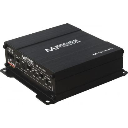 Amplificator auto Audio System M-100.2 MD, 2 canale, micro, clasa D