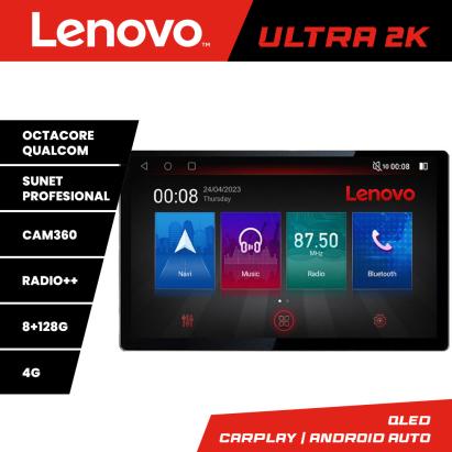 Navigație Toyota Highlander 2013-2018, 13 inch 2K QLED, 8GB RAM, 128GB, 4G