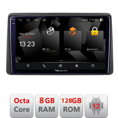 Navigație Android Dacia Duster 2023 cu GPS, CarPlay, 8GB RAM și 128GB