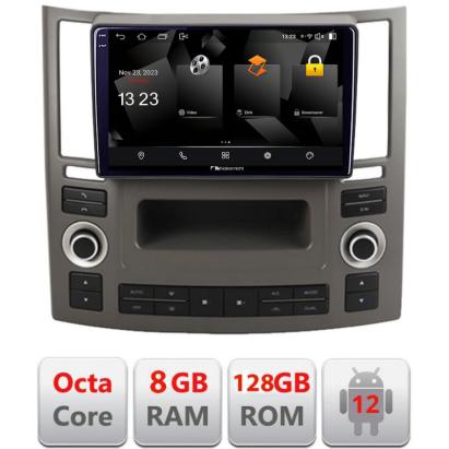 Navigație Android Infiniti FX45 2007-2009, 8GB RAM, 128GB, CarPlay