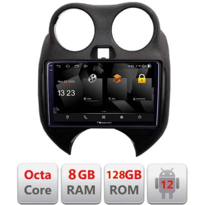 Navigație Android Nissan Micra 2010-2014, 8GB RAM, 128GB, CarPlay
