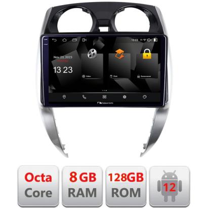 Navigatie Android Nissan Note 2012-2019, Octa Core, 8GB RAM, 128GB, CarPlay