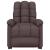 Fotoliu de masaj electric, maro închis, material textil GartenMobel Dekor