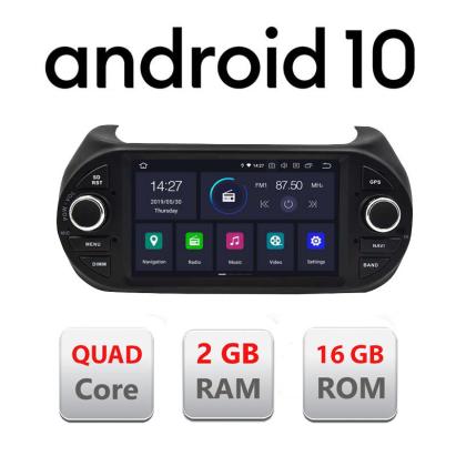 Navigație dedicată Fiat Fiorino 2008-2019 Android 10, Bluetooth, GPS