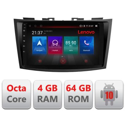 Navigație dedicată Suzuki Swift 2011-2019 Android 4GB RAM 64GB 4G Resigilată