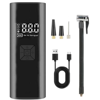 Compresor auto portabil wireless Siegbert, 80W, 150 PSI, acumulator 6000 mAh, negru