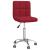 Scaun de bucătărie pivotant, roșu vin, material textil GartenMobel Dekor