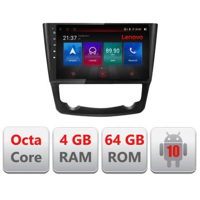 Navigație dedicată Renault Kadjar Android 10, 4G, GPS, 4GB RAM, 64GB