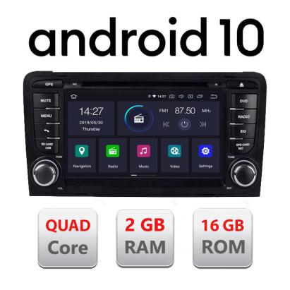 Navigație Audi A3 2003-2014 cu Android 10, GPS, Bluetooth și WiFi