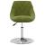 Scaune de bucătărie pivotante, 4 buc., verde deschis, catifea GartenMobel Dekor