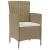 Set mobilier de grădină cu perne, 9 piese, bej, poliratan GartenMobel Dekor