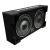 Subwoofer auto pasiv cu incinta Phoenix Gold 2x10, 350W RMS, 2 Ohm