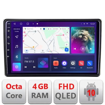 Navigație Audi A4 B6 Android cu ecran QLED, 4GB RAM, 64GB, CarPlay