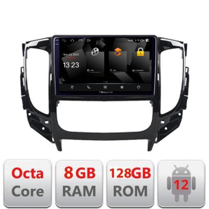 Navigatie Android Mitsubishi L200 2014-2020, 8GB RAM, 128GB, QLED 2K
