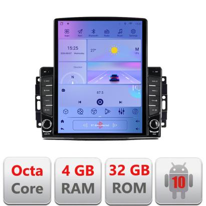 Navigatie Android Chrysler Jeep 9.7 inch Tesla, GPS, 4G, 4GB RAM, 32GB