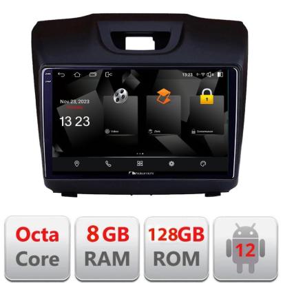 Navigație dedicată Isuzu D-Max Android 12, 2K QLED, 8GB RAM, 128GB