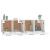 Dulapuri TV de perete, 2 buc., alb, 60x36,5x35 cm lemn compozit GartenMobel Dekor