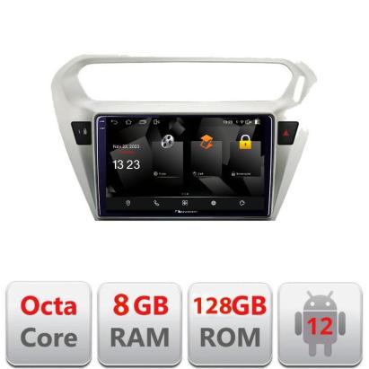 Navigatie Android Peugeot 301 si Citroen C-Elysee 2K QLED 8GB+128GB