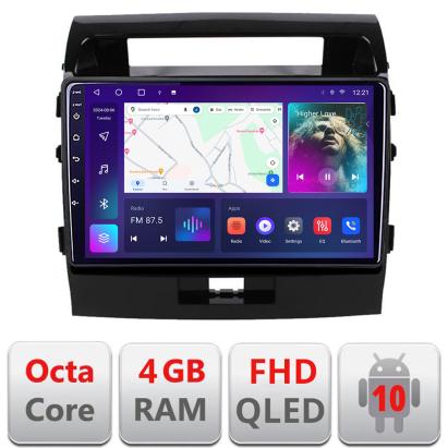 Navigație Toyota Land Cruiser 2008-2015 Android QLED 4GB+64GB CarPlay