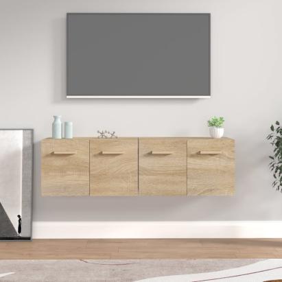 Dulapuri TV de perete 2 buc. stejar sonoma 60x36,5x35 cm lemn GartenMobel Dekor