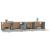 Dulapuri de perete, 2 buc., gri sonoma, 100x36,5x35 cm, lemn GartenMobel Dekor