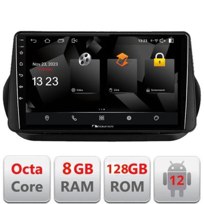 Navigație Android 8+128 pentru Peugeot Bipper, Citroen Nemo și Fiat Qubo 2008-2017