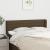 Tăblie de pat cu aripioare maro închis 147x16x78/88 cm textil GartenMobel Dekor