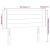 Tăblie pat cu aripioare albastru închis 83x16x78/88 cm catifea GartenMobel Dekor