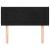 Tăblie de pat cu aripioare negru 103x16x78/88 cm catifea GartenMobel Dekor
