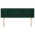 Tăblie de pat cu aripioare verde închis 147x16x78/88 cm catifea GartenMobel Dekor