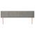 Tăblie de pat cu aripioare gri deschis 163x16x78/88 cm catifea GartenMobel Dekor