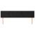 Tăblie de pat cu aripioare negru 163x16x78/88 cm catifea GartenMobel Dekor