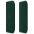 Tăblie de pat cu aripioare verde închis 163x16x78/88 cm catifea GartenMobel Dekor