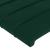 Tăblie de pat cu aripioare verde închis 163x16x78/88 cm catifea GartenMobel Dekor
