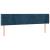 Tăblie pat cu aripioare albastru închis 163x16x78/88 cm catifea GartenMobel Dekor