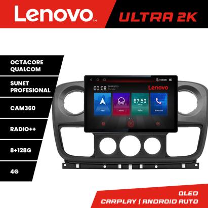 Navigație Android 13" 2K Opel Movano / Renault Master 2010-2021, 8+128 GB 4G