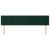 Tăblie de pat cu aripioare verde închis 183x16x78/88 cm catifea GartenMobel Dekor