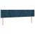 Tăblie pat cu aripioare albastru închis 183x16x78/88 cm catifea GartenMobel Dekor