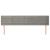 Tăblie de pat cu aripioare gri deschis 203x16x78/88 cm catifea GartenMobel Dekor