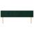 Tăblie de pat cu aripioare verde închis 203x16x78/88 cm catifea GartenMobel Dekor