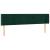 Tăblie de pat cu aripioare verde închis 203x16x78/88 cm catifea GartenMobel Dekor